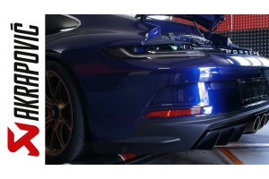 Porsche 911 GT3 Touring 992 | Dyno Run Akrapovic Full Evolution Race Titanium Exhaust