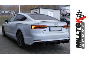 Audi S5 B9 3.0TFSI (5F) Sportback | Milltek Non-Resonated Exhaust