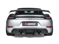 Akrapovič Porsche 718 Boxster/Cayman GT4/GTS Slip-On Race Line Titanium Exhaust