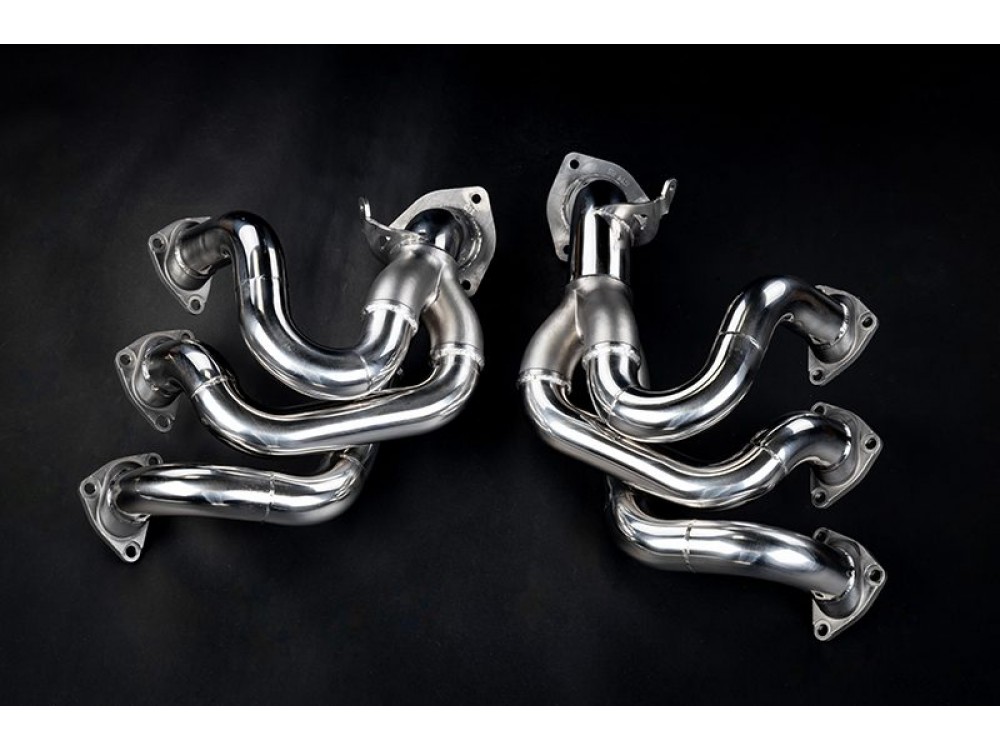 Exhaust Capristo Porsche 718 GT4 RS Catless Headers - 02 PO 010 08 088 Exhaust Capristo Porsche 718 GT4 RS Catless Headers - 02 PO 010 08 088