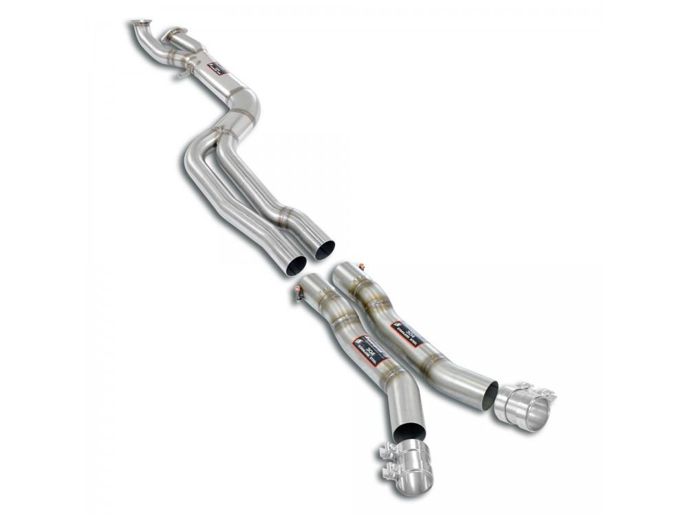 Exhaust Supersprint BMW M2 G87 GPF-Bypass J-pipe + H-pipe - 528412+528413 Exhaust Supersprint BMW M2 G87 GPF-Bypass J-pipe + H-pipe - 528412+528413