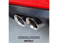 Wydech Milltek Sport Citroen DS3 1.6 THP Cat-back Resonated (EC) Milltek Sport Citroen DS3 1.6 THP Cat-back Resonated (EC) Exhaust