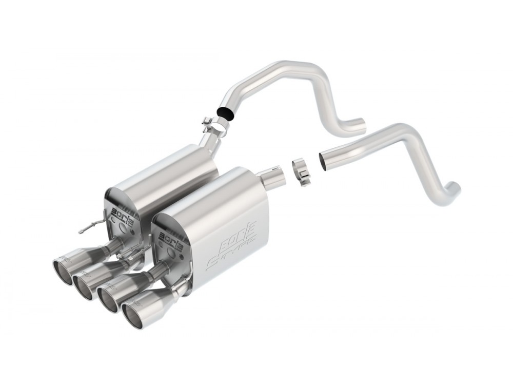 Exhaust Borla Chevrolet Corvette C6 Axle-back 2005-2008 - 11815 | 11816 Exhaust Borla Chevrolet Corvette C6 Axle-back 2005-2008 - 11815 | 11816