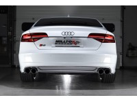 Wydech Milltek Sport Audi S8 D4 4.0 TFSI Cat-back Non-resonated ValveSonic Milltek Sport Audi S8 D4 4.0 TFSI Cat-back Non-resonated ValveSonic Exhaust