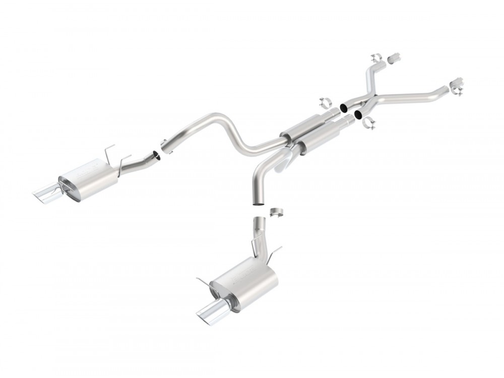 Exhaust Borla Ford Mustang GT 5.0 2011-12 Cat-back 3" - 140389 / 140389BC Exhaust Borla Ford Mustang GT 5.0 2011-12 Cat-back 3" - 140389 / 140389BC
