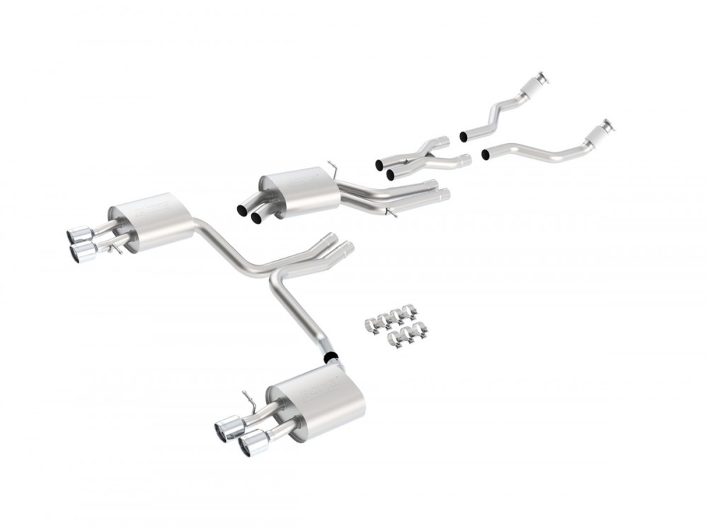 Exhaust Borla Audi S4/S5 B8 3.0 TFSI Cat-back - 140403 Exhaust Borla Audi S4/S5 B8 3.0 TFSI Cat-back - 140403