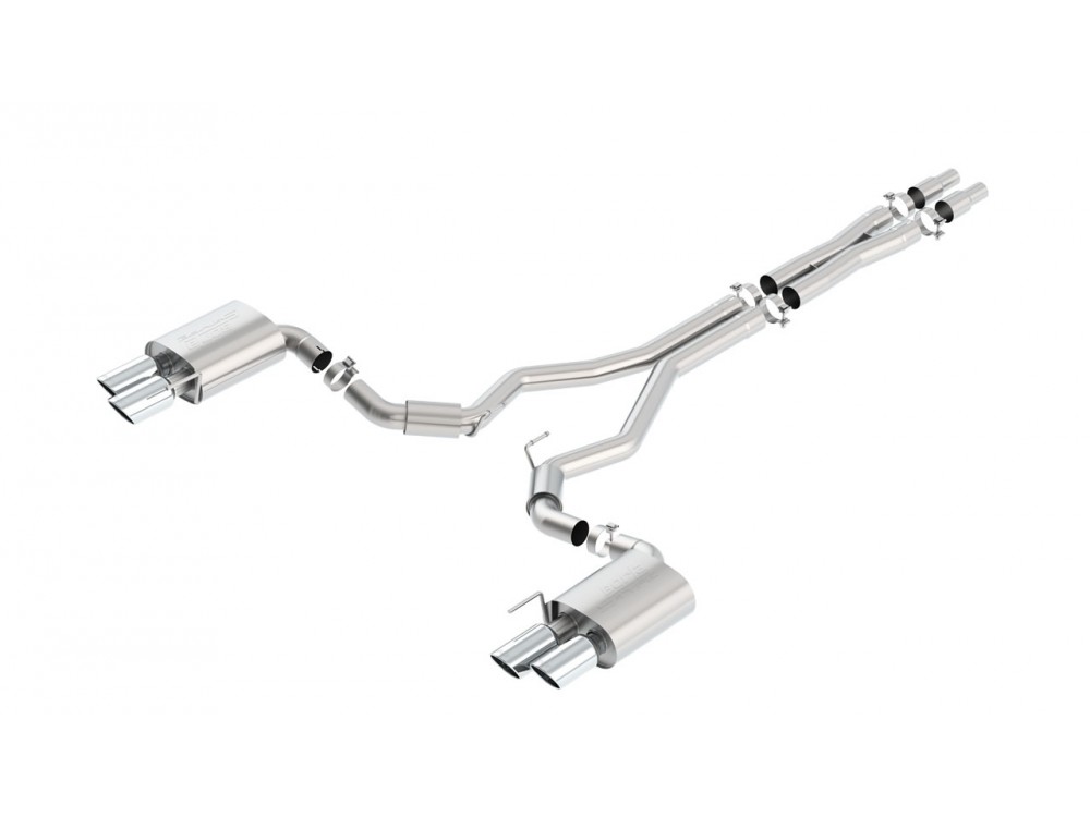 Exhaust Borla Ford Mustang GT 5.0 S550 18+ Cat-back S-Type Non-Valved - 140745 Exhaust Borla Ford Mustang GT 5.0 S550 18+ Cat-back S-Type Non-Valved - 140745
