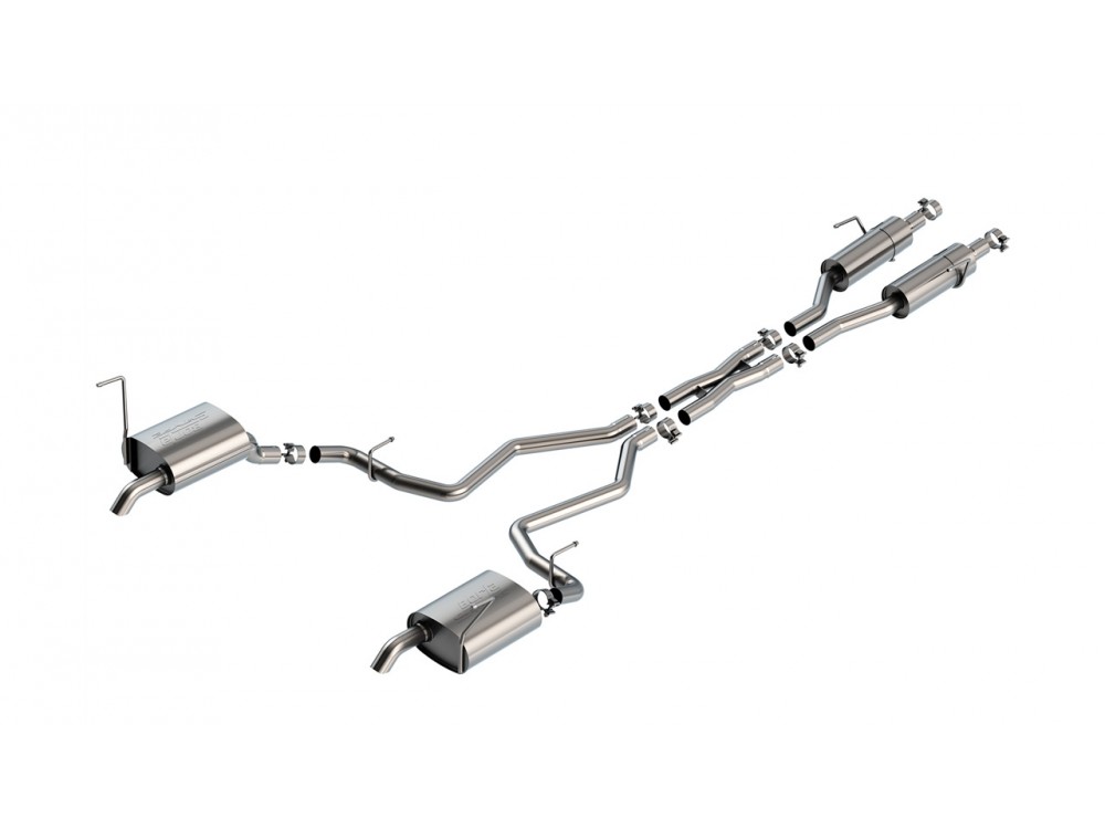 Wydech Borla Jeep Grand Cherokee L Wydech Cat-back S-Type 2021+ - 140906 Borla Jeep Grand Cherokee L Exhaust Cat-back S-Type 2021+ Exhaust