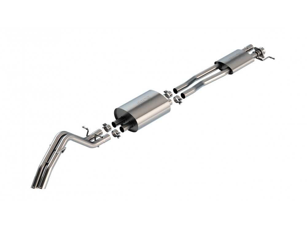 Wydech Borla Ford Ranger 2.7L Cat-back High Clearance 2024+ - 140972 Borla Ford Ranger 2.7L Cat-back High Clearance 2024+ Exhaust