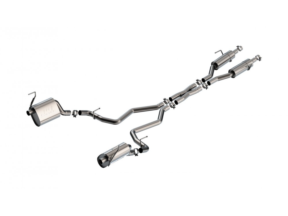 Wydech Borla Jeep Grand Cherokee L Overland/ Summit 2021-2024 Wydech Cat-back S-Type - 140987 Borla Jeep Grand Cherokee L Overland/ Summit 2021-2024 Exhaust Cat-back S-Type Exhaust