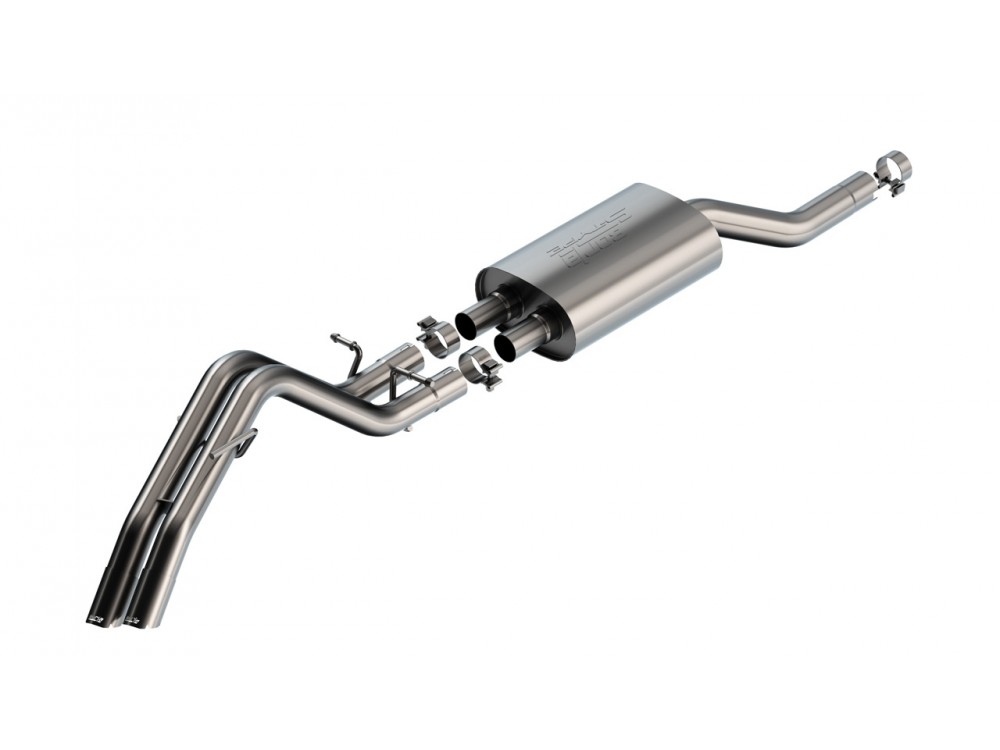Wydech Borla Ford Ranger 2.3L Cat-back High Clearance 2024+ - 140989 Borla Ford Ranger 2.3L Cat-back High Clearance 2024+ Exhaust