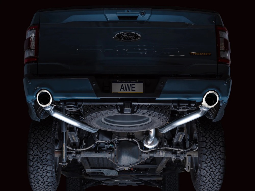 Wydech AWE Ford F150 TREMOR 2021+ 0FG Resonated - 3015-33402 | 3015-32402 AWE Ford F150 TREMOR 2021+ 0FG Resonated Cat-back Exhaust
