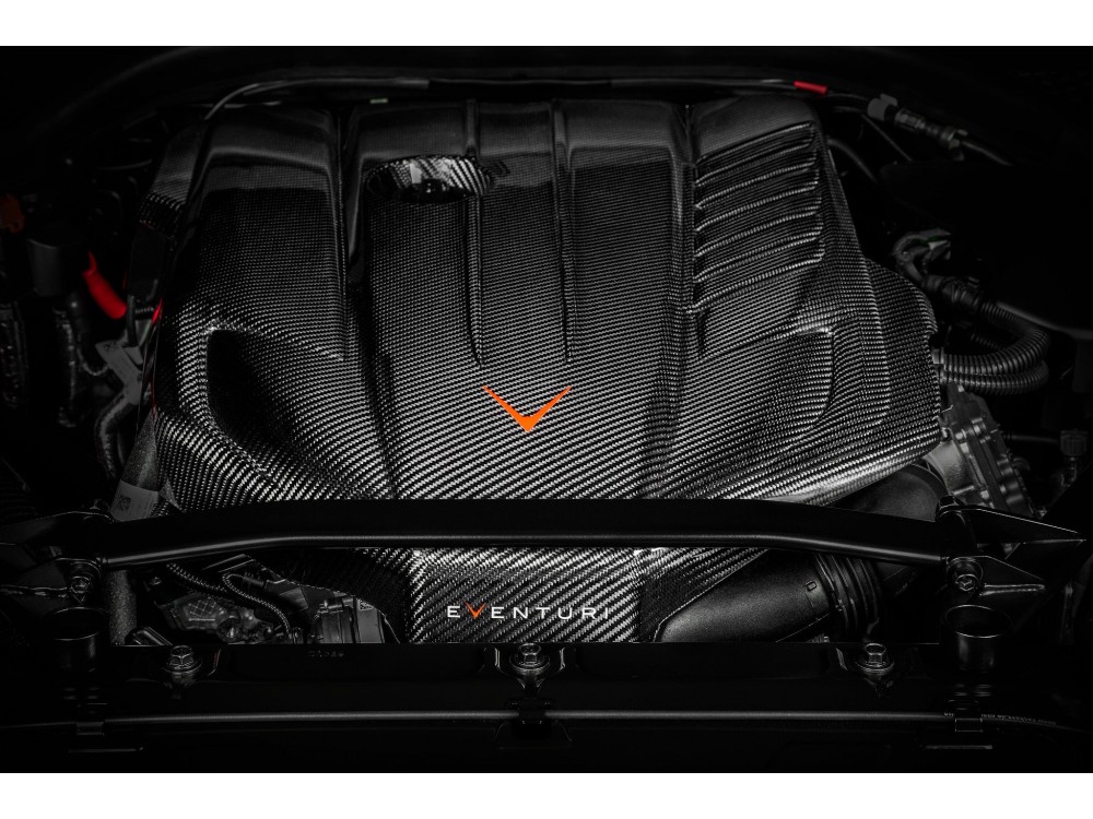 Cover silnika Eventuri Carbon for Toyota GR Supra - EVE-A90-CF-ENG Cover silnika Eventuri Carbon for Toyota GR Supra