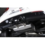 Milltek Sport VW Golf 6 R Cat-back Non-resonated Race  3" Exhaust