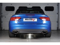 Milltek Sport Audi S4 / S5 Sportback B8 3.0 TFSI Cat-back Resonated (EC) Exhaust