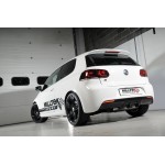 Milltek Sport VW Golf 6 R Cat-back Non-resonated Race  3" Exhaust