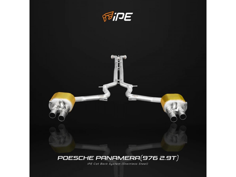 Wydech iPE Porsche Panamera / S / 4S G3/976 Cat-back iPE Porsche Panamera / S / 4S G3/976 Cat-back Exhaust