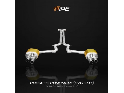 iPE Porsche Panamera / S / 4S (976) Cat-back Exhaust