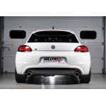 Milltek Sport VW Scirocco R Cat-back Non-resonated Exhaust