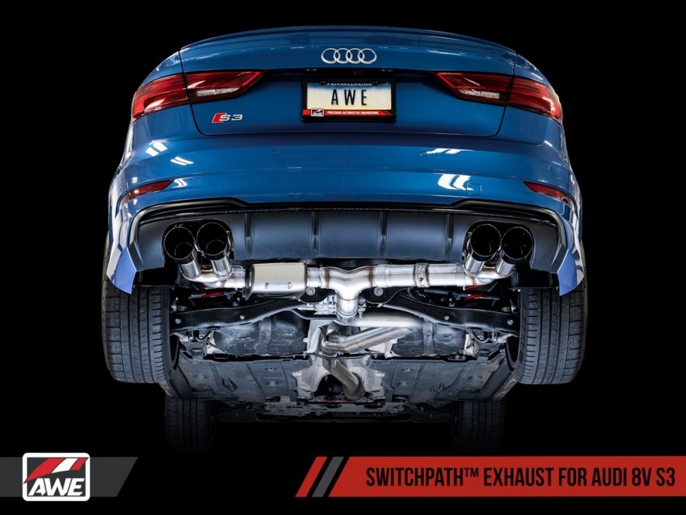 Exhaust AWE Audi S3 8V SwitchPath™ - 3025-42068 | 3025-43072 | 1325-11012 Exhaust AWE Audi S3 8V SwitchPath™ - 3025-42068 | 3025-43072 | 1325-11012