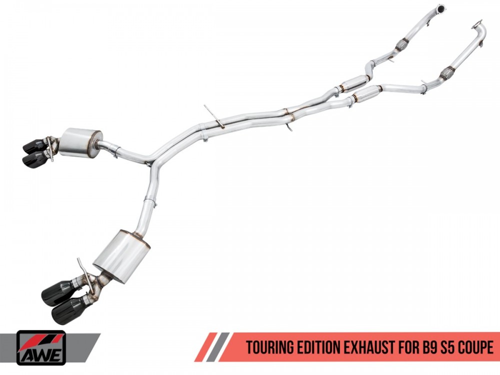 Exhaust AWE Audi S5 B9 Coupe 3.0T Touring Edition - 3015-42088 | 3015-43092 | 3015-45002 Exhaust AWE Audi S5 B9 Coupe 3.0T Touring Edition - 3015-42088 | 3015-43092 | 3015-45002