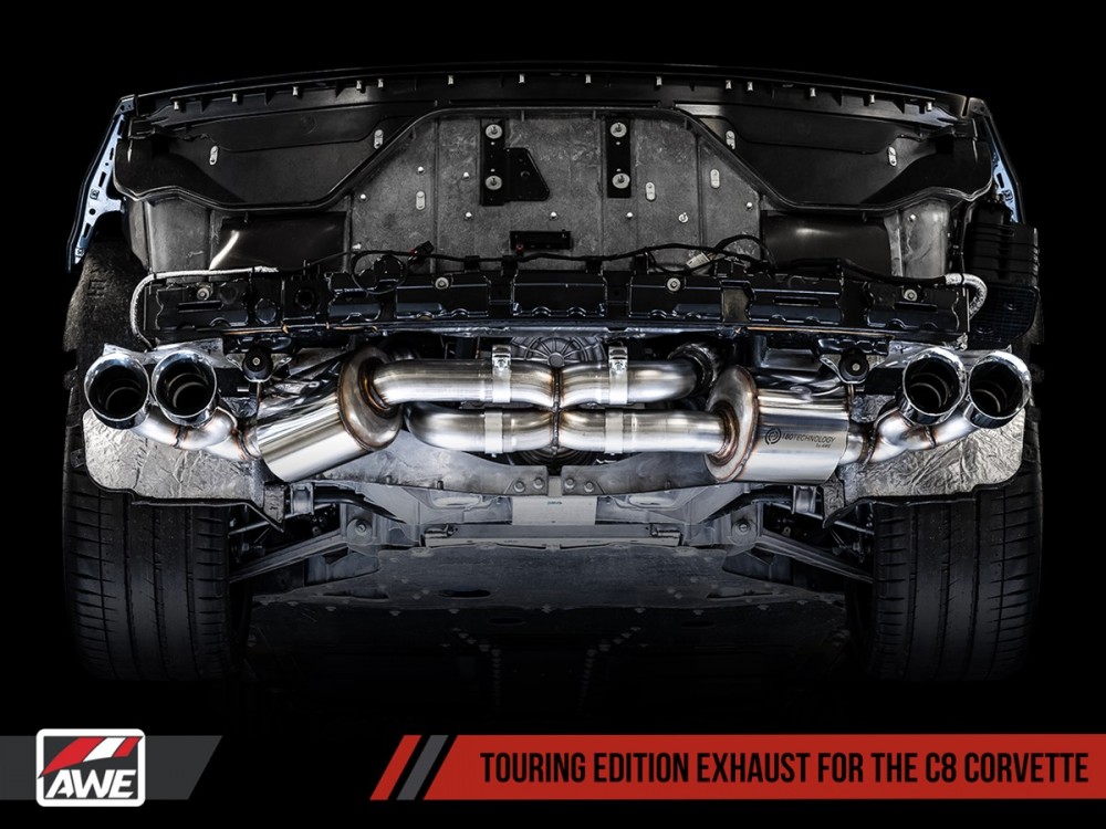 Exhaust AWE Chevrolet Corvette C8 Stingray 6.2L Touring Edition - 3015-42151 | 3015-43159 Exhaust AWE Chevrolet Corvette C8 Stingray 6.2L Touring Edition - 3015-42151 | 3015-43159