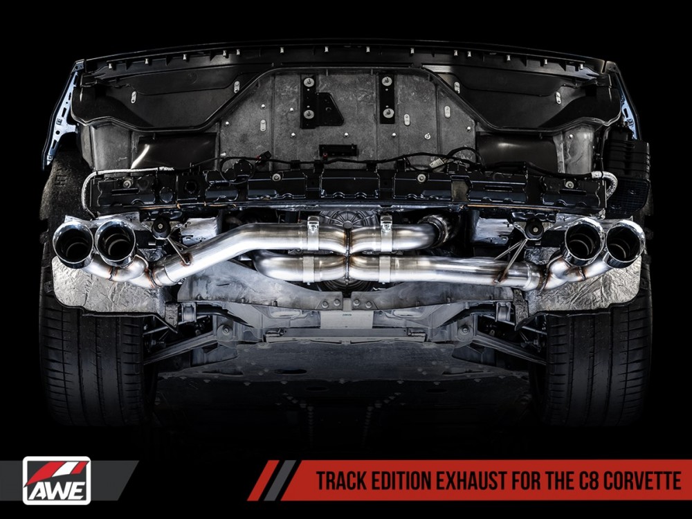 Exhaust AWE Chevrolet Corvette C8 Stingray 6.2L Track Edition - 3020-42080 | 3020-43086 Exhaust AWE Chevrolet Corvette C8 Stingray 6.2L Track Edition - 3020-42080 | 3020-43086