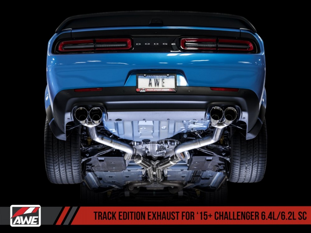 Exhaust AWE Dodge Challenger 15+ SRT Hellcat 6.2L SC Track Edition - 3015-11050 | 3015-11050 | 3015-43144 Exhaust AWE Dodge Challenger 15+ SRT Hellcat 6.2L SC Track Edition - 3015-11050 | 3015-11050 | 3015-43144