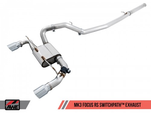 AWE Ford Focus RS MK3 Cat-back SwitchPath Exhaust