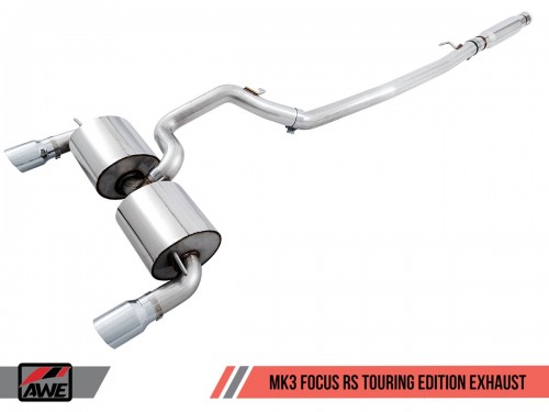 AWE Ford Focus RS MK3 Cat-back Touring Edition Exhaust
