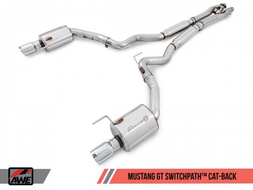 AWE Ford Mustang GT 5.0 S550 15-17 Cat-back SwitchPath Exhaust