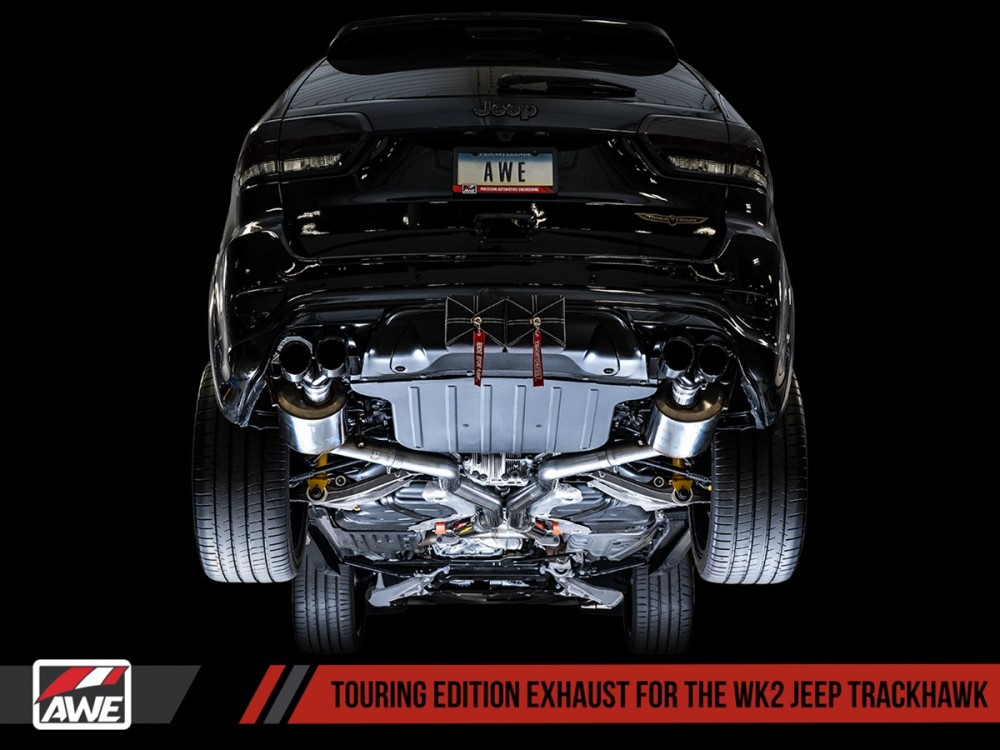 Wydech AWE Jeep Grand Cherokee WK2 Trackhawk 6.2L SC Touring Edition - 3015-31017 AWE Jeep Grand Cherokee WK2 Trackhawk 6.2L SC Touring Edition Exhaust