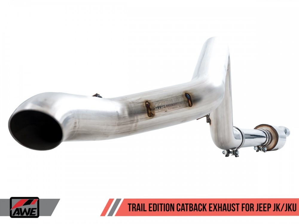 Wydech AWE Jeep JK/JKU Wrangler Trail Edition Cat-back - 3015-21007 AWE Jeep JK/JKU Wrangler Trail Edition Cat-back Exhaust
