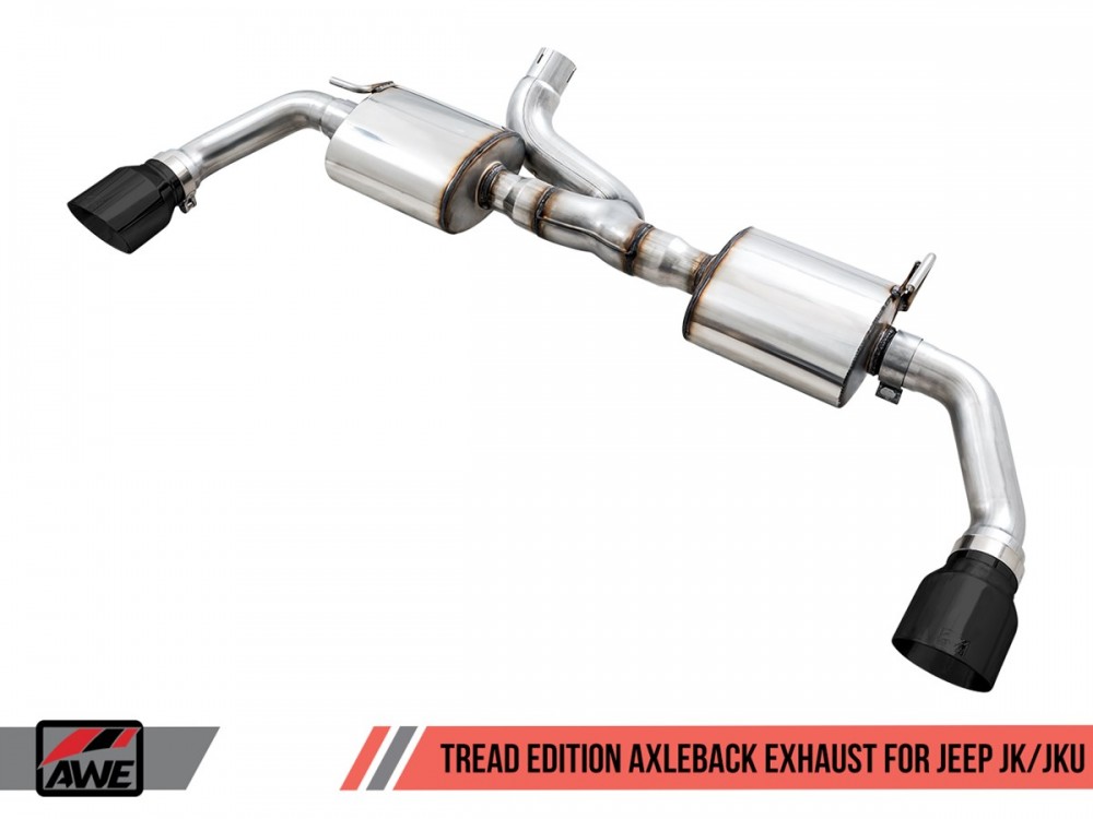 Wydech AWE Jeep JK/JKU Wrangler Tread Edition Axleback - 3015-32003 | 3015-33003 | 3020-11005 | 3015-11005 AWE Jeep JK/JKU Wrangler Tread Edition Axleback Exhaust