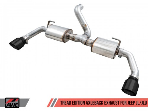 AWE Jeep JL/JLU Wrangler 2.0T/3.6L Tread Edition Axleback Exhaust