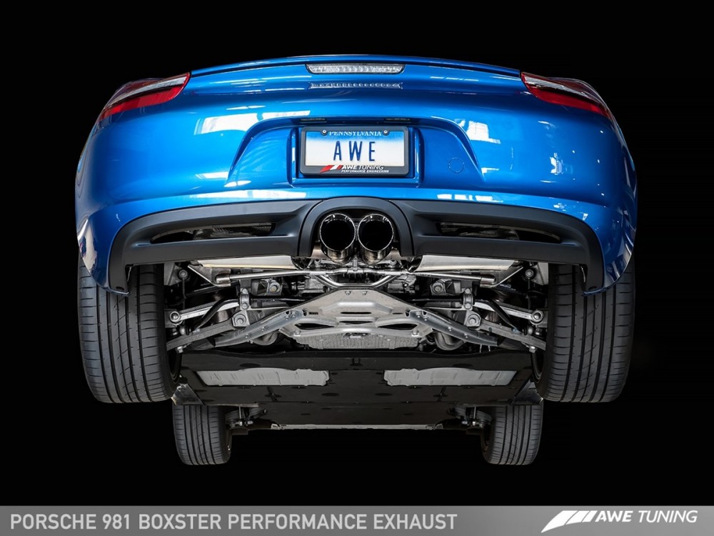 Wydech AWE Porsche Boxster 981 2.7L - 3010-32020 | 3010-33024 AWE Porsche Boxster 981 2.7L Exhaust