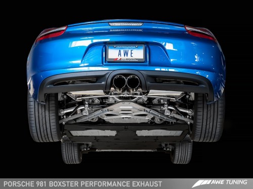 AWE Porsche Boxster 981 2.7L Exhaust