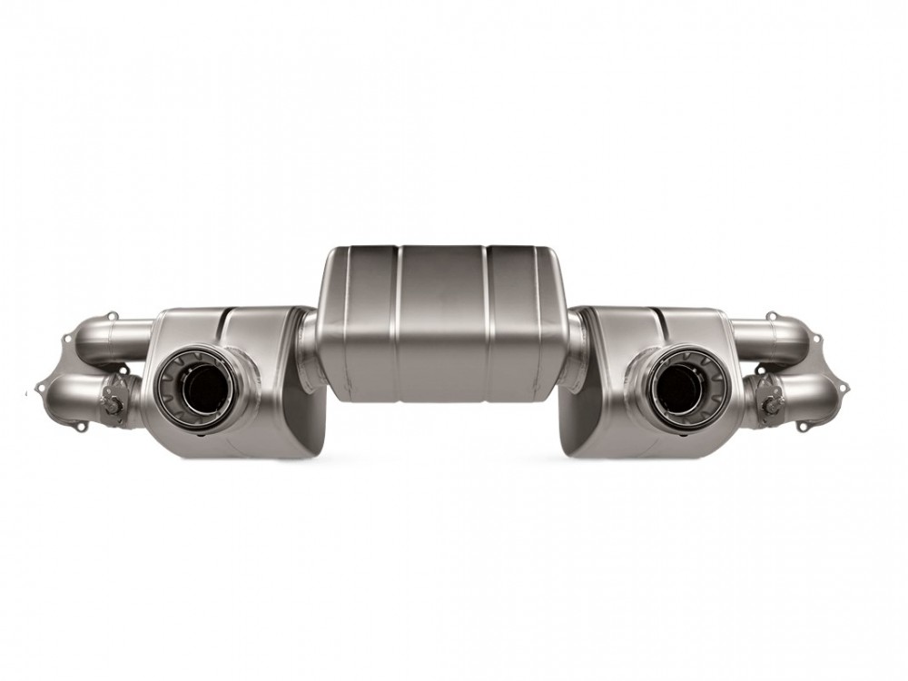 Tytanowy wydech Akrapovič Porsche 718 Boxster/Cayman GT4/Spyder Slip-On Race Line - S-PO/TI/18/1 + TP-T/S/28 Akrapovič Porsche 718 Boxster/Cayman GT4/GTS Slip-On Race Line Titanium Exhaust