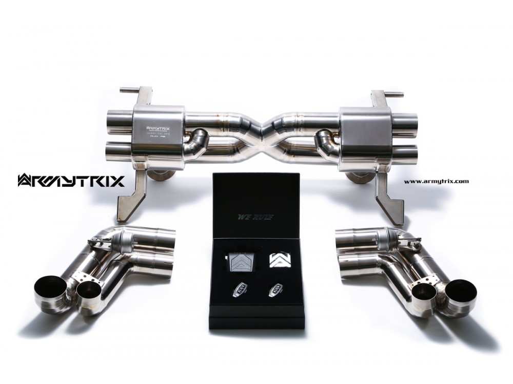 Exhaust Armytrix Audi R8 MK2 4.2 FSI Cat-back - AUR81-C Exhaust Armytrix Audi R8 MK2 4.2 FSI Cat-back - AUR81-C