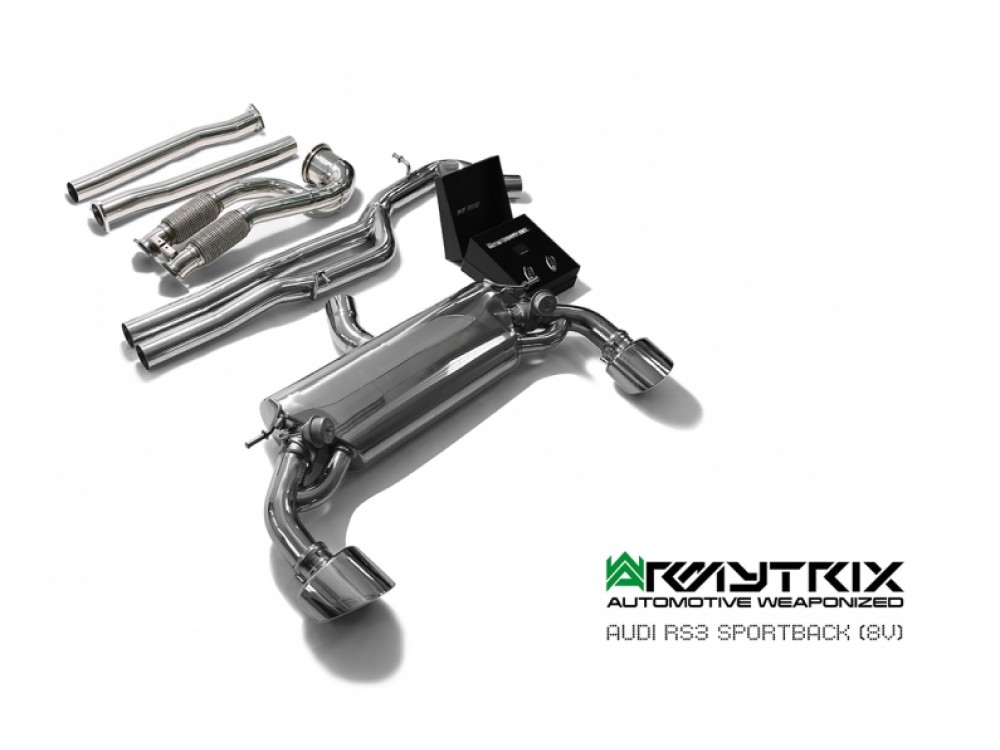 Exhaust Armytrix Audi RS3 8V 2.5 TFSI Cat-back - AU8VR-DF Exhaust Armytrix Audi RS3 8V 2.5 TFSI Cat-back - AU8VR-DF