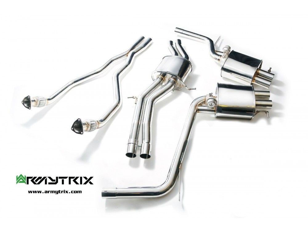 Exhaust Armytrix Audi RS4 B8 4.2 FSI Avant Cat-back - AUB8R-4 Exhaust Armytrix Audi RS4 B8 4.2 FSI Avant Cat-back - AUB8R-4