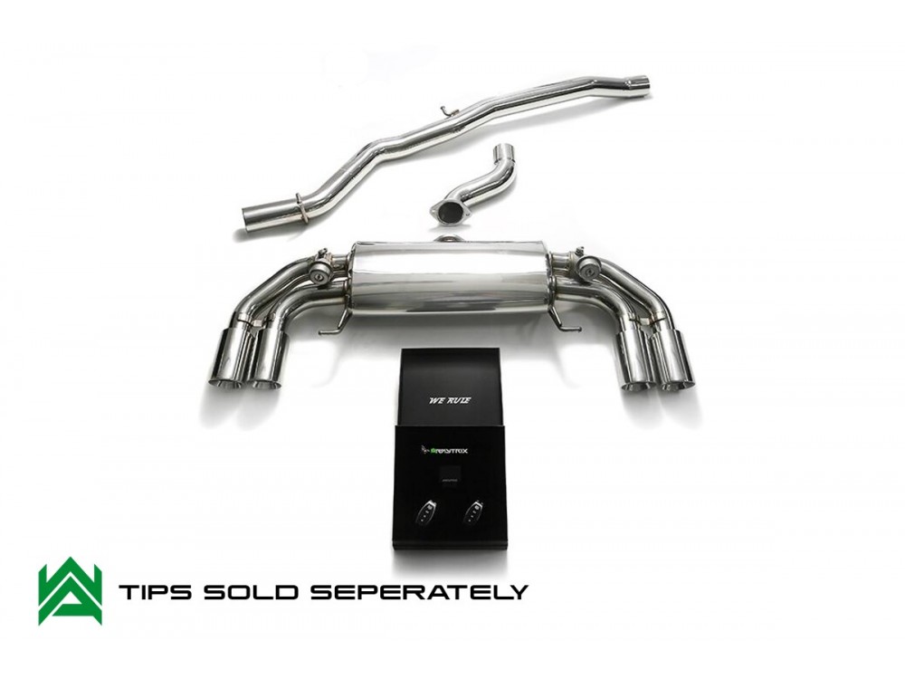 Exhaust Armytrix Audi S1 8X 2.0 TFSI Sportback Cat-back - AU8XS-QS11C Exhaust Armytrix Audi S1 8X 2.0 TFSI Sportback Cat-back - AU8XS-QS11C