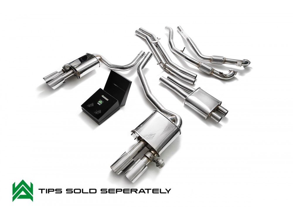 Exhaust Armytrix Audi S4 B9 3.0 TFSI Limousine Cat-back - AU94S-QS14C Exhaust Armytrix Audi S4 B9 3.0 TFSI Limousine Cat-back - AU94S-QS14C