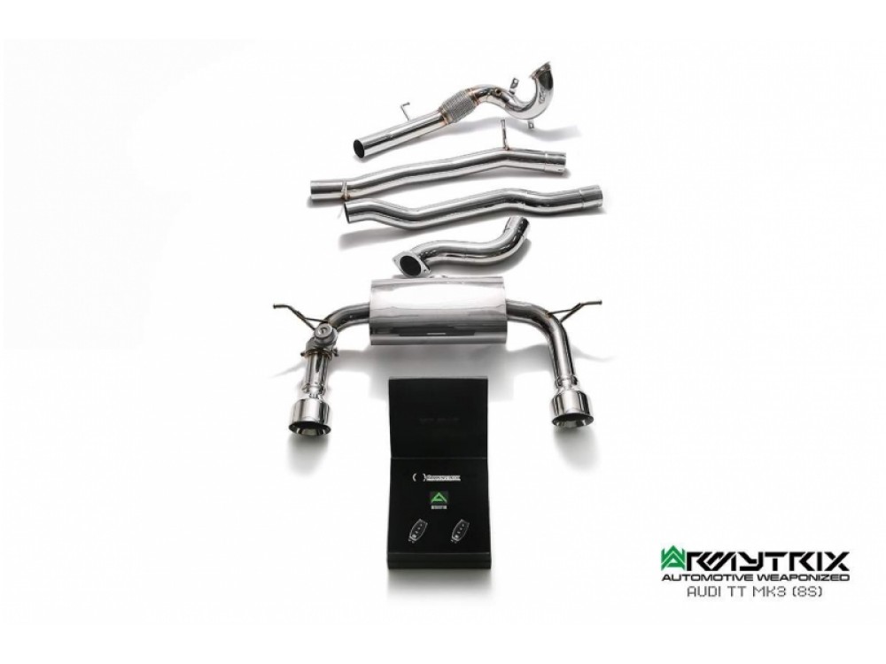 Exhaust Armytrix Audi TT 8S MK3 2.0 TFSI Cat-back - AU8ST-DS33C Exhaust Armytrix Audi TT 8S MK3 2.0 TFSI Cat-back - AU8ST-DS33C