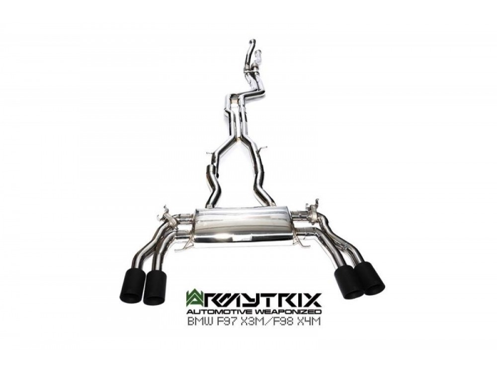 Exhaust Armytrix BMW X3M & X4M F97 & F98 Cat-back - BMF98E-QC38 Exhaust Armytrix BMW X3M & X4M F97 & F98 Cat-back - BMF98E-QC38