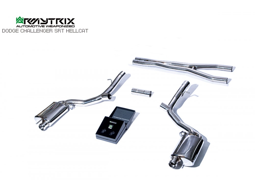 Exhaust Armytrix Dodge Challenger SRT Hellcat/Hellcat Redeye 6.2/6.4L Cat-back - DOCHC-C Exhaust Armytrix Dodge Challenger SRT Hellcat/Hellcat Redeye 6.2/6.4L Cat-back - DOCHC-C