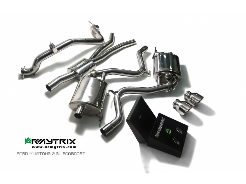 Exhaust Armytrix Ford Mustang 2.3 EcoBoost Cat-back - FDM62-DS33C Exhaust Armytrix Ford Mustang 2.3 EcoBoost Cat-back - FDM62-DS33C
