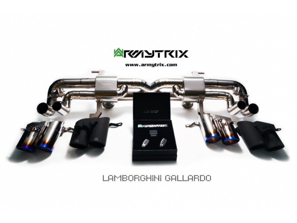 Exhaust Armytrix Lamborghini Gallardo Cat-back - LBGL5-C Exhaust Armytrix Lamborghini Gallardo Cat-back - LBGL5-C