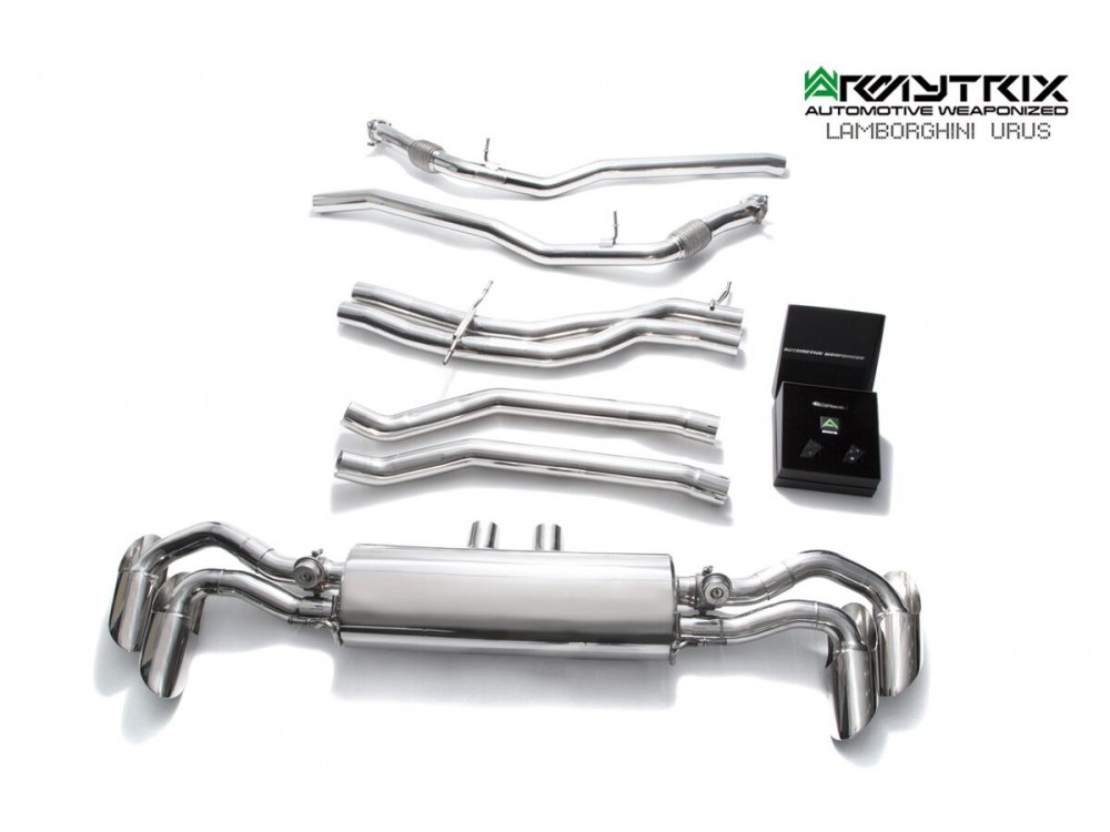 Exhaust Armytrix Lamborghini Urus 4.0L Cat-back - LBU65-QS50C Exhaust Armytrix Lamborghini Urus 4.0L Cat-back - LBU65-QS50C
