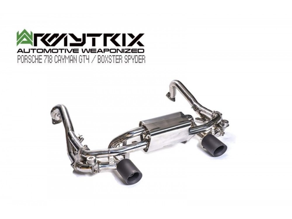Exhaust Armytrix Porsche 718 Boxster Spyder GT4 Cat-back - P82G4-DS38C Exhaust Armytrix Porsche 718 Boxster Spyder GT4 Cat-back - P82G4-DS38C